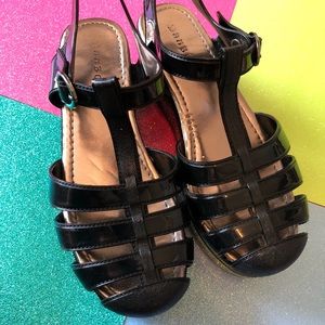 Black Platform Sandals